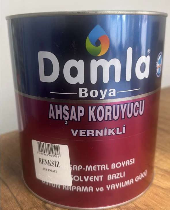 1/1 VERNİKLİ AHŞAP KORUYUCU KOYU MEŞE